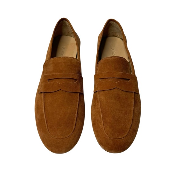 Quince | NEW Italian Suede Penny Loafer in Cognac 8 - Picture 4 of 8